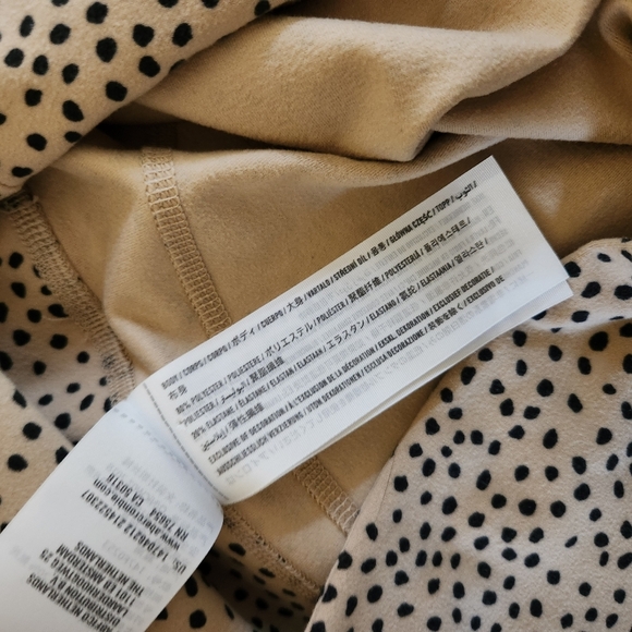 Abercrombie and Fitch Leopard Animal Print High Rise Leggings Yoga Tight Medium - Picture 6 of 6